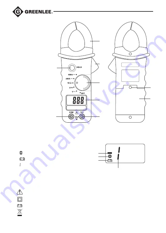 Textron Greenlee CM-600 Instruction Manual Download Page 6