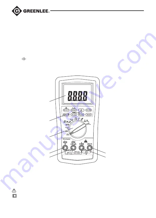 Textron Greenlee DM-810A Instruction Manual Download Page 6