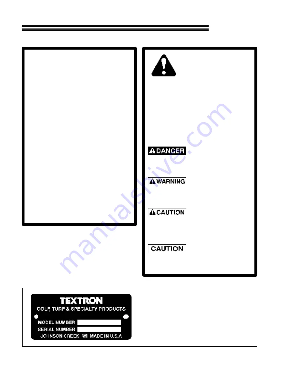 Textron Jacobsen 744908A Technical Manual Download Page 4