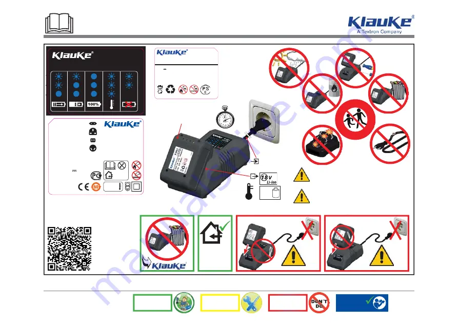 Textron Klauke EBS8CL Manual Download Page 6