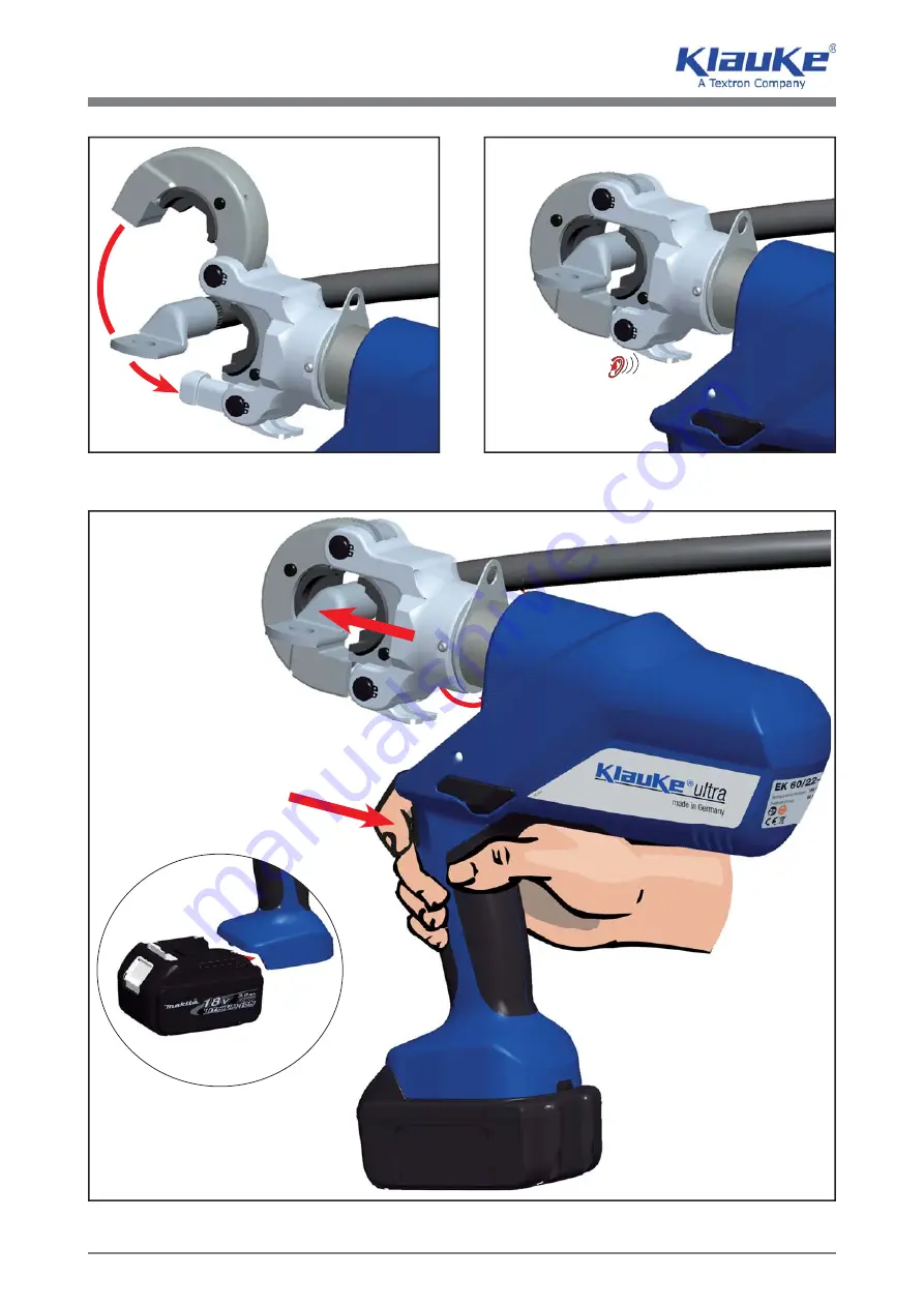 Textron Klauke EK 60/22-L Instruction Manual Download Page 5