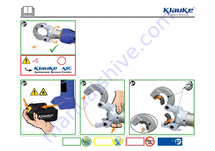 Textron Klauke EKM 60/22CL Instructions Manual Download Page 4