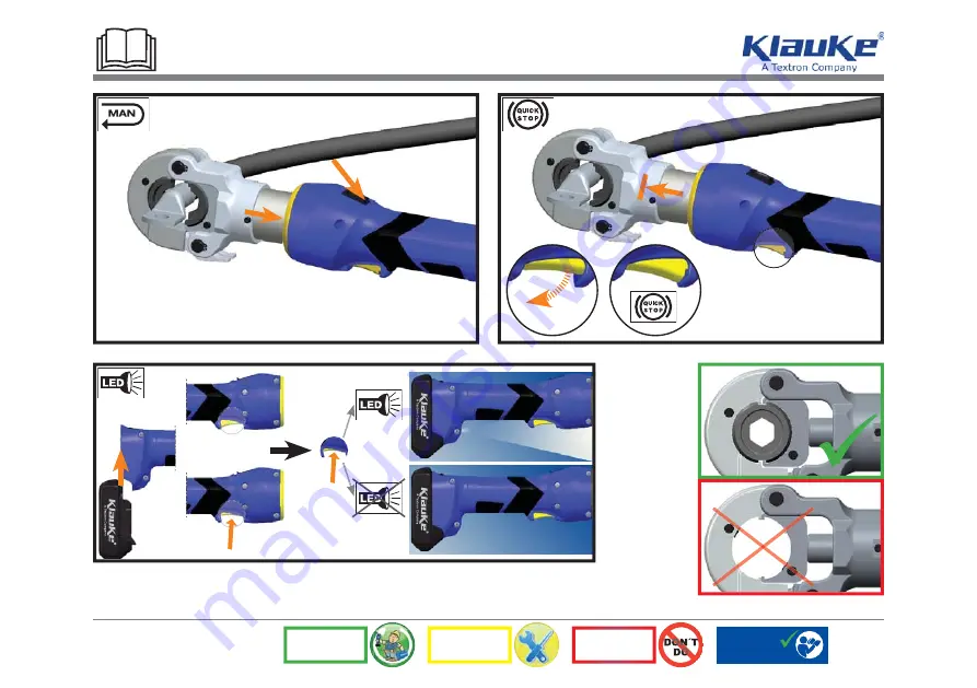 Textron Klauke EKM 60/22CL Instructions Manual Download Page 6