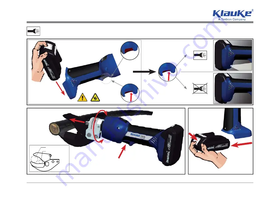 Textron Klauke Mini+ ES 32-L Instruction Manual Download Page 5