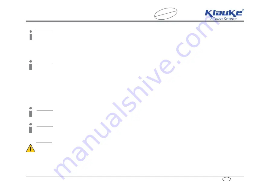 Textron Klauke Mini+ ES 32-L Instruction Manual Download Page 12