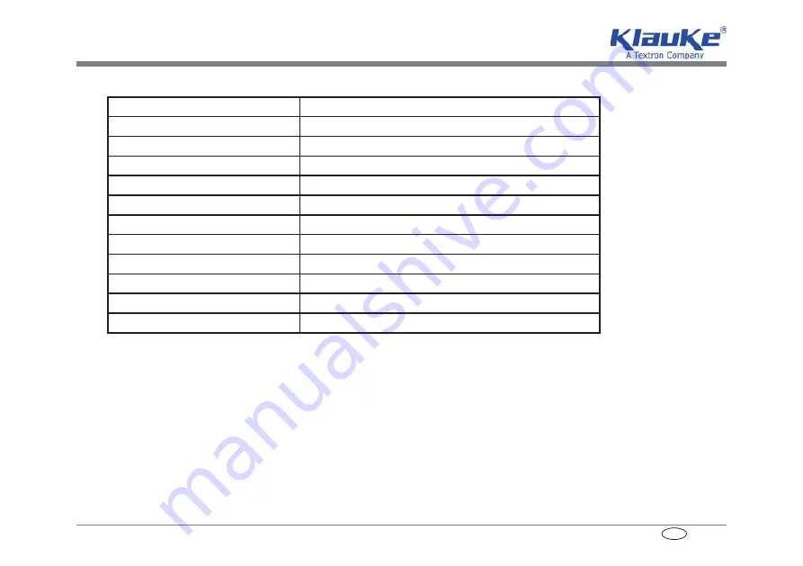 Textron Klauke Mini MAP 1 Instruction Manual Download Page 42