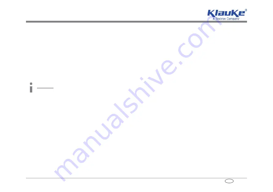 Textron Klauke Mini MAP 1 Instruction Manual Download Page 160