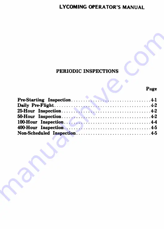 Textron Lycoming O-235 Series Operator'S Manual Download Page 52