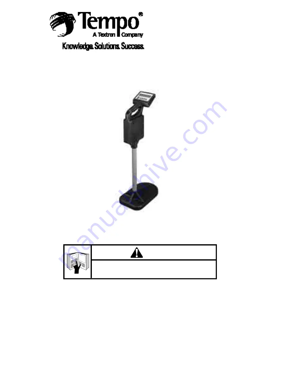 Textron Tempo Marker-Mate EML 100 Instruction Manual Download Page 1