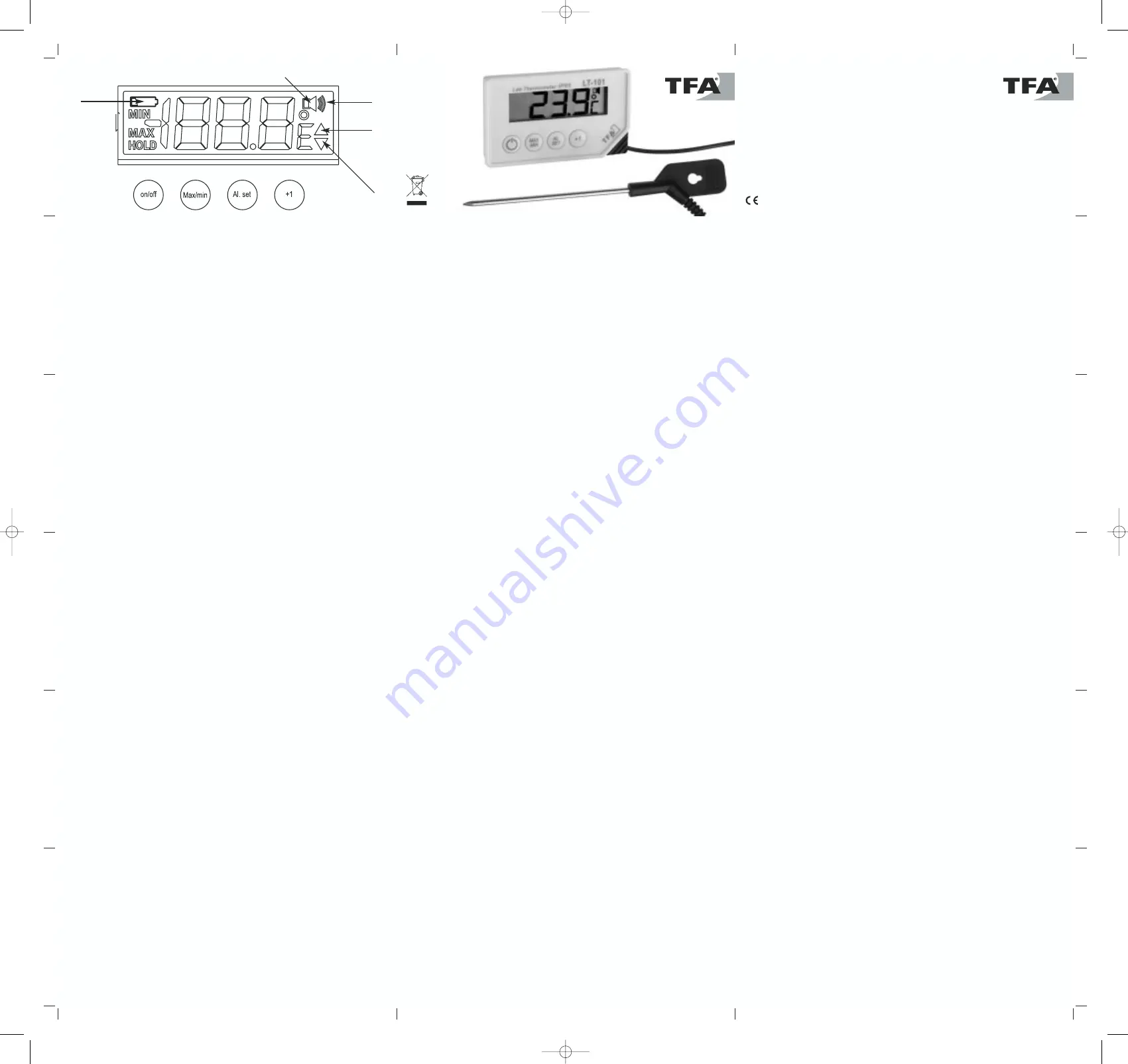 TFA 30.1033 Operating Instructions Download Page 1