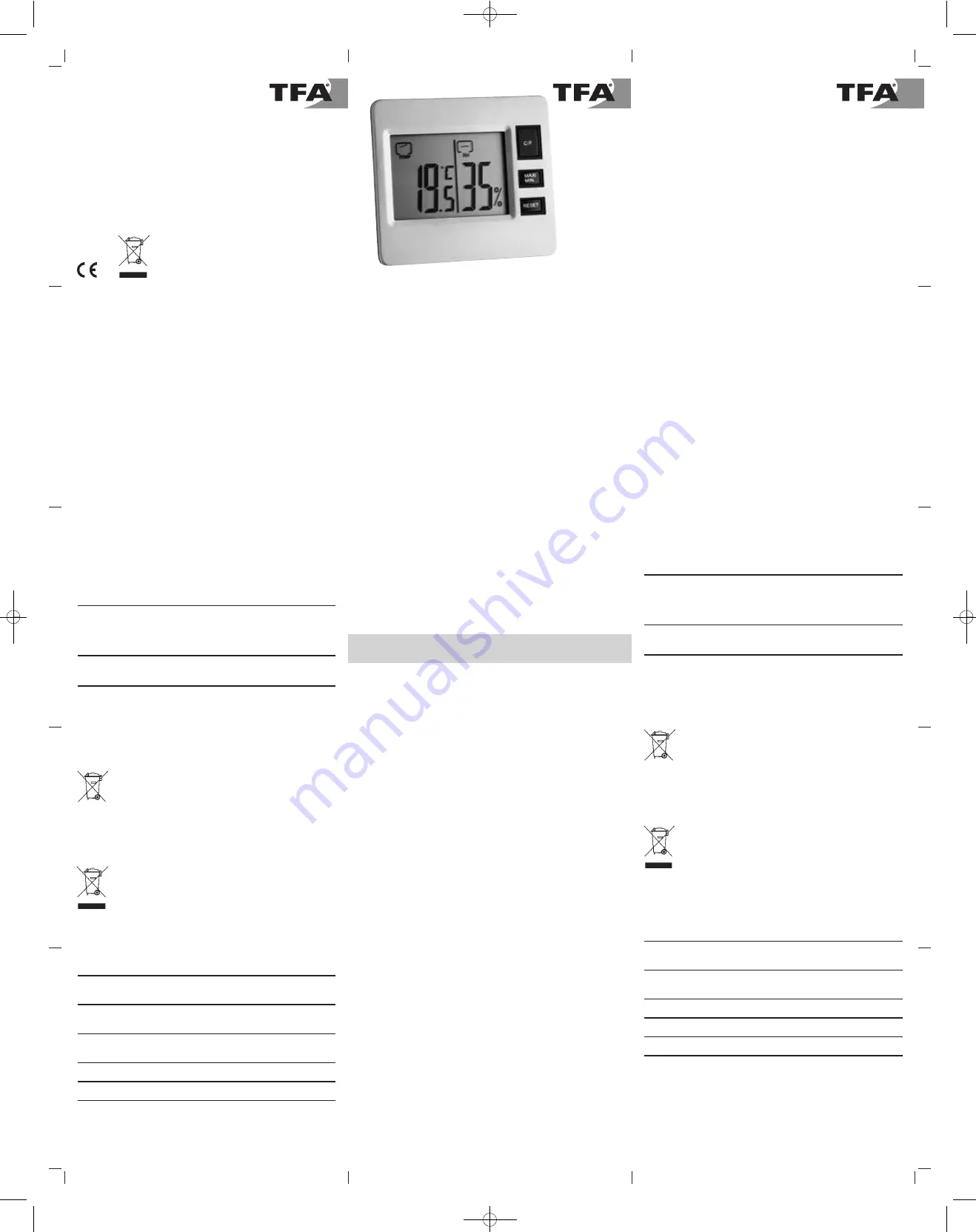 TFA 30.5028 Instruction Manual Download Page 4