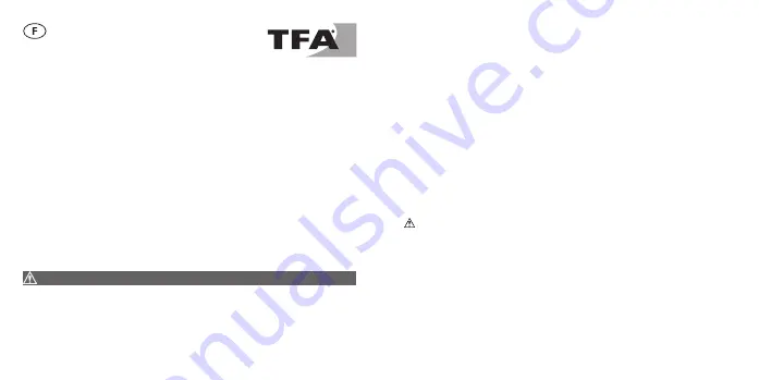 TFA 30.5054.01 Instruction Manual Download Page 14