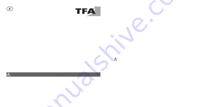 TFA 30.5054.01 Instruction Manual Download Page 28