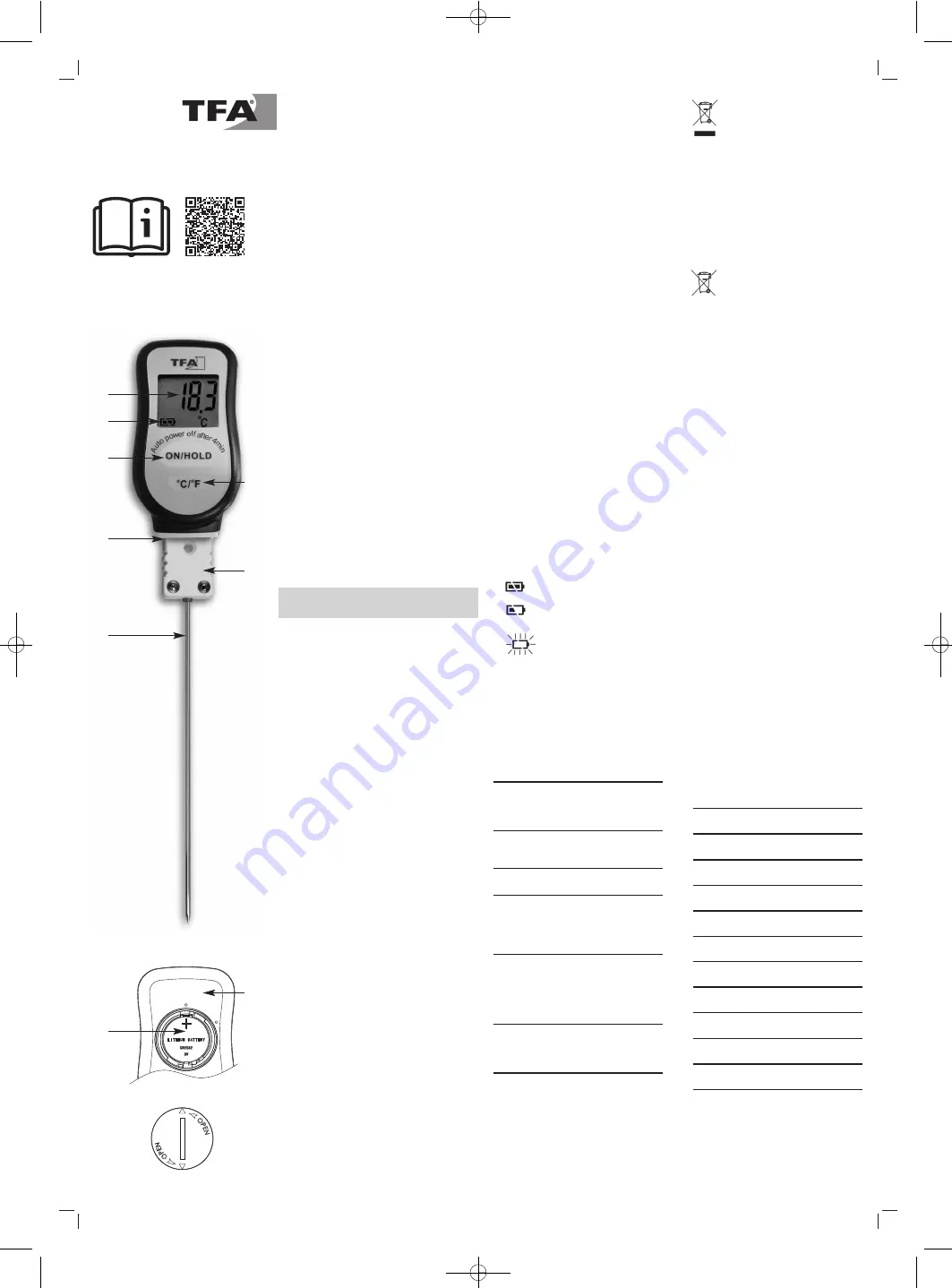 TFA 31.1063.01 Instruction Manuals Download Page 1