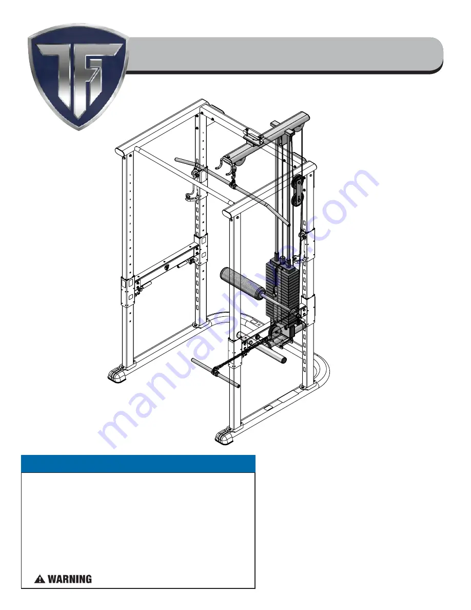 TFI CHL-305WS Owner'S Manual Download Page 1