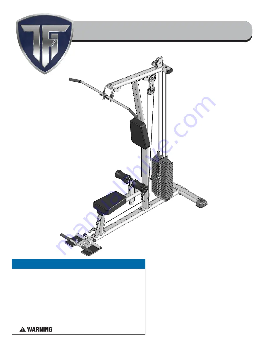 TFI CLM-855WS Owner'S Manual Download Page 1