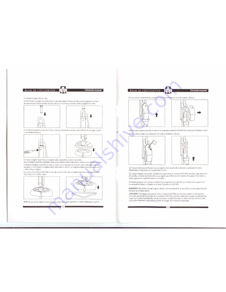 Thane Housewares M H2O 808.092 User Manual Download Page 7