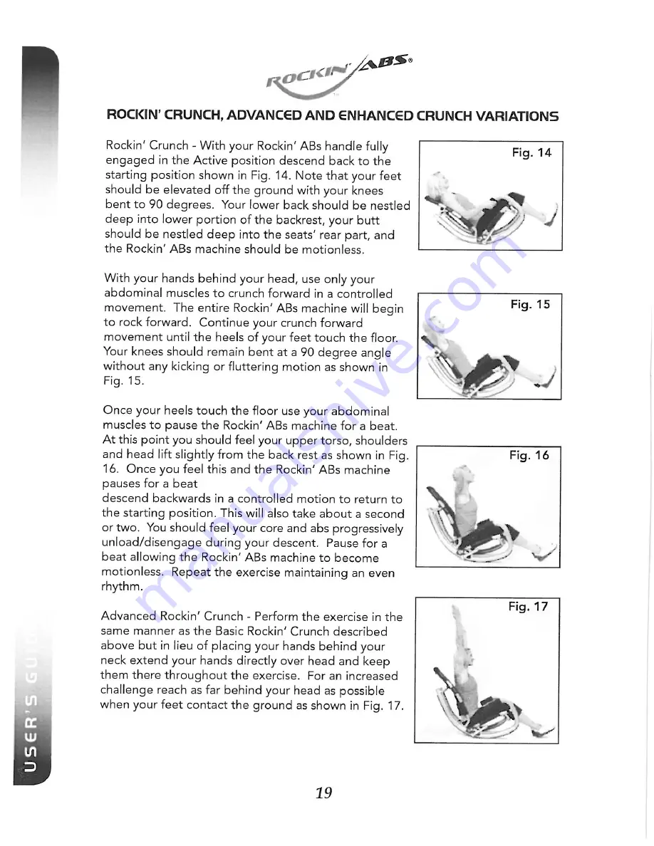 Thane International Rockin' ABS User Manual Download Page 20