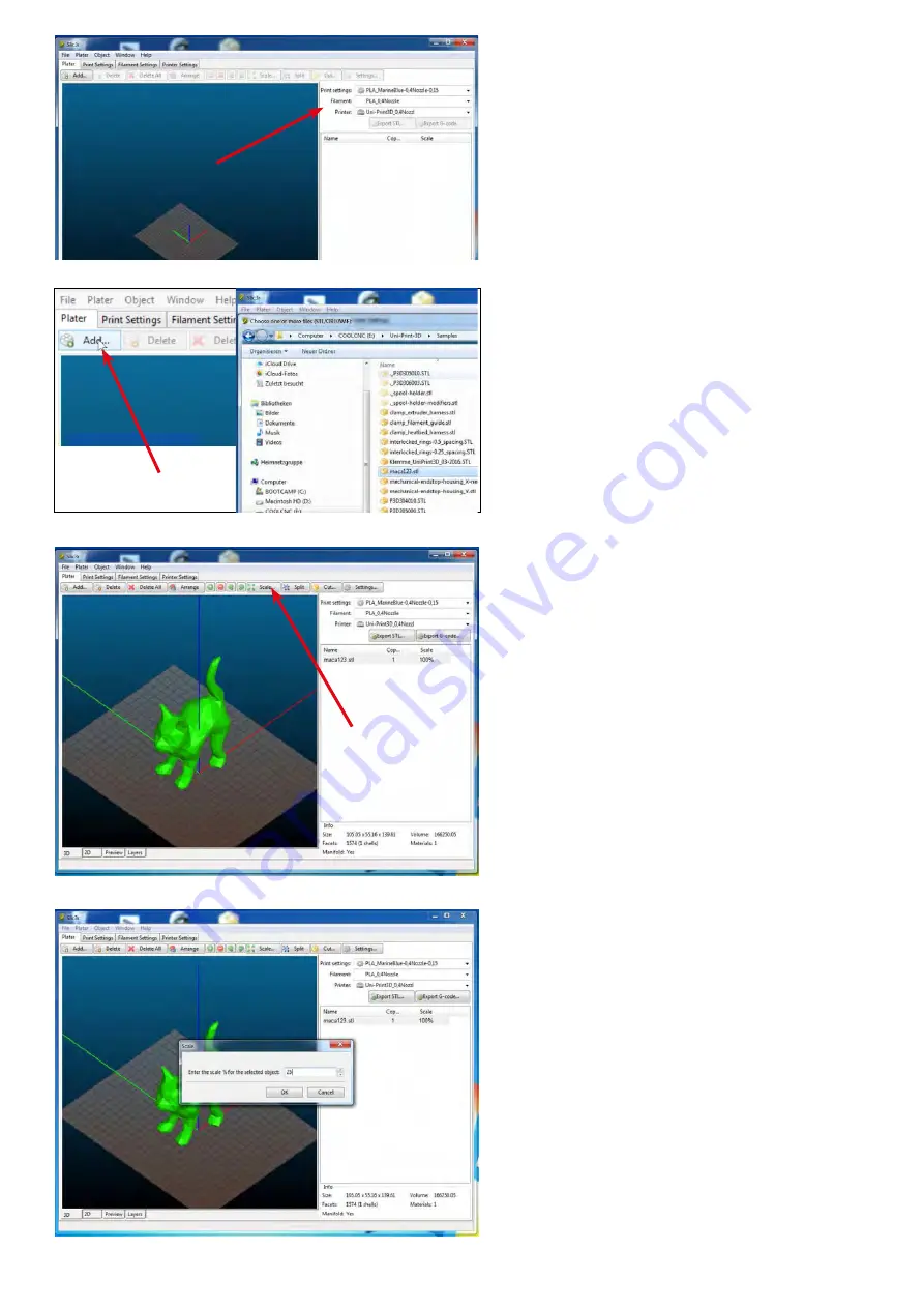 The Cool Tool Uni-Print-3D Manual Download Page 23