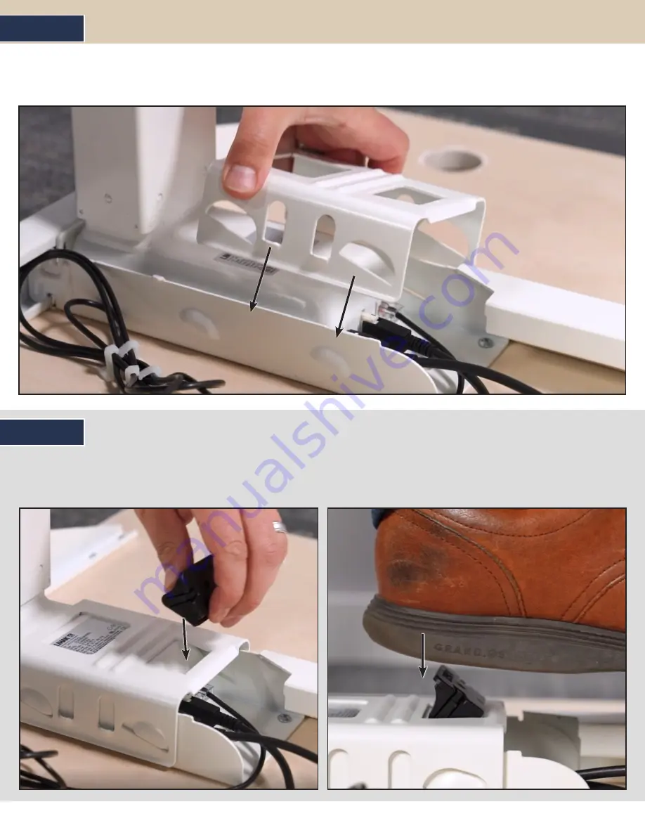 The Ensign's BALTIC Adjustable Height Standing Desk Installation Manual Download Page 4