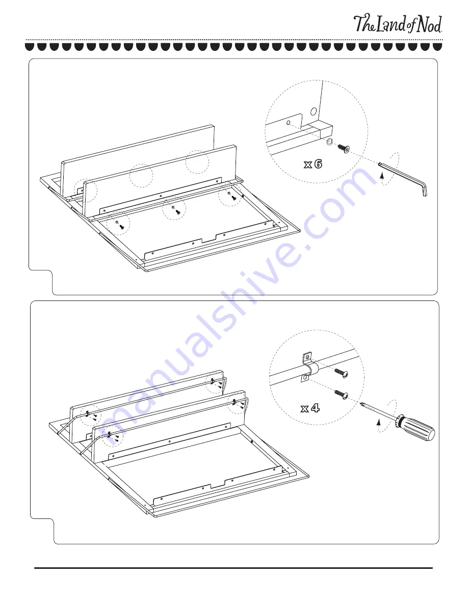 The Land of Nod 3 Tiers Wall Desk Скачать руководство пользователя страница 3