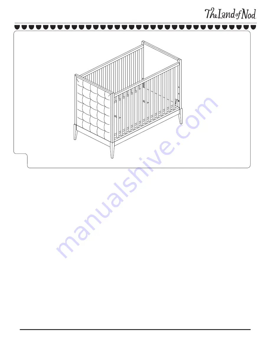 The Land of Nod Bowery Crib Assembly Instructions Manual Download Page 7