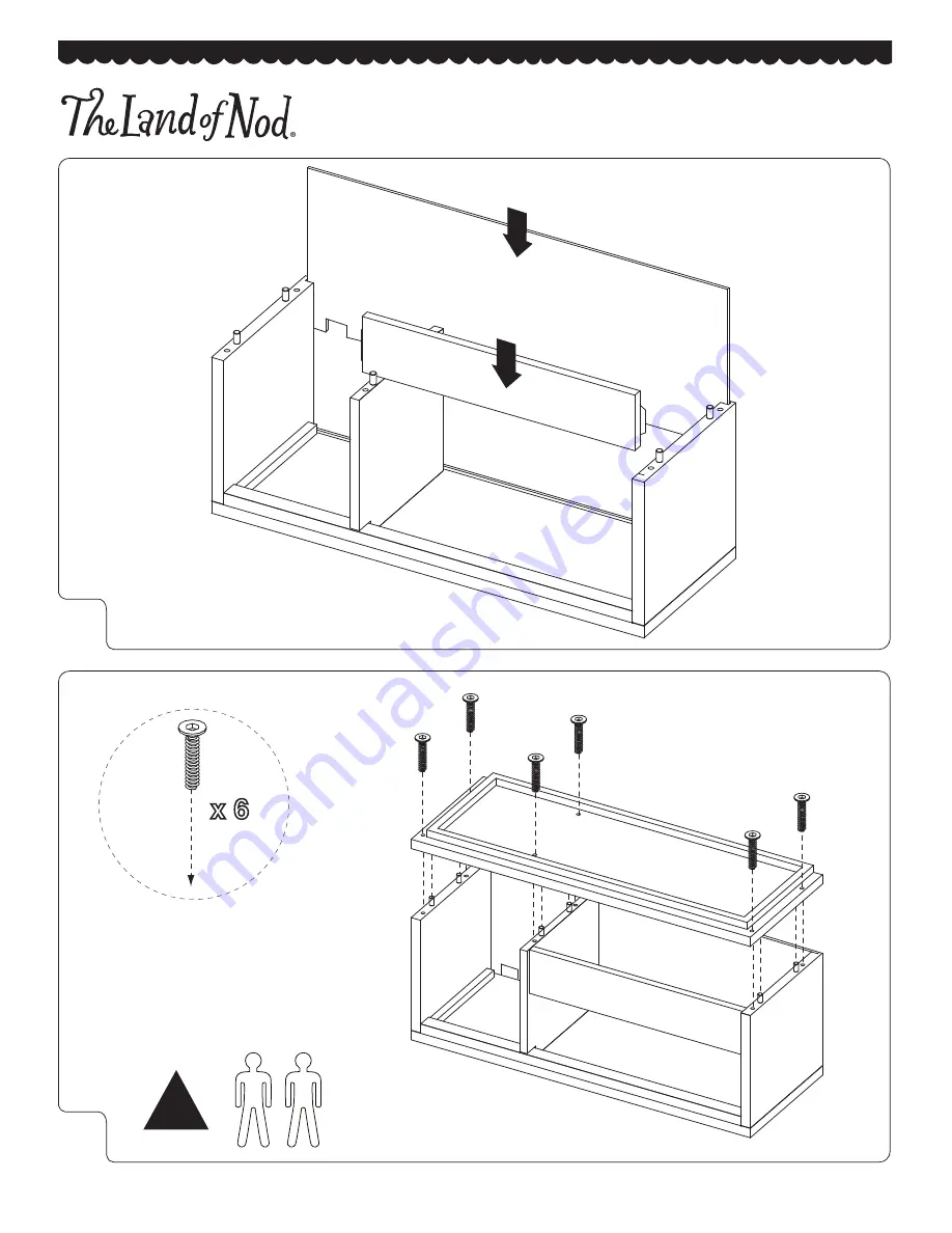 The Land of Nod District Bin Bookcase/Bench Скачать руководство пользователя страница 5