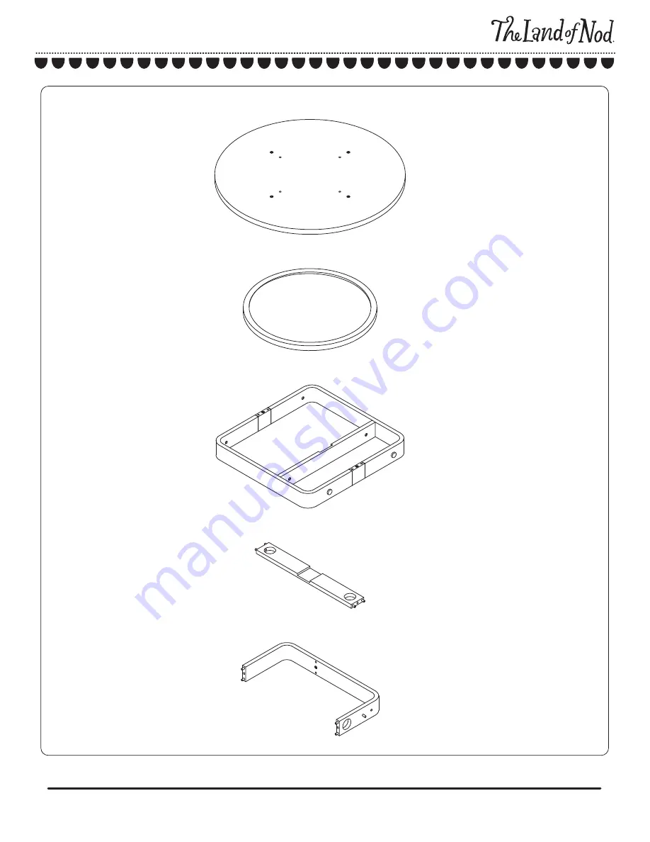 The Land of Nod Elwood Table Assembly Instructions Download Page 2