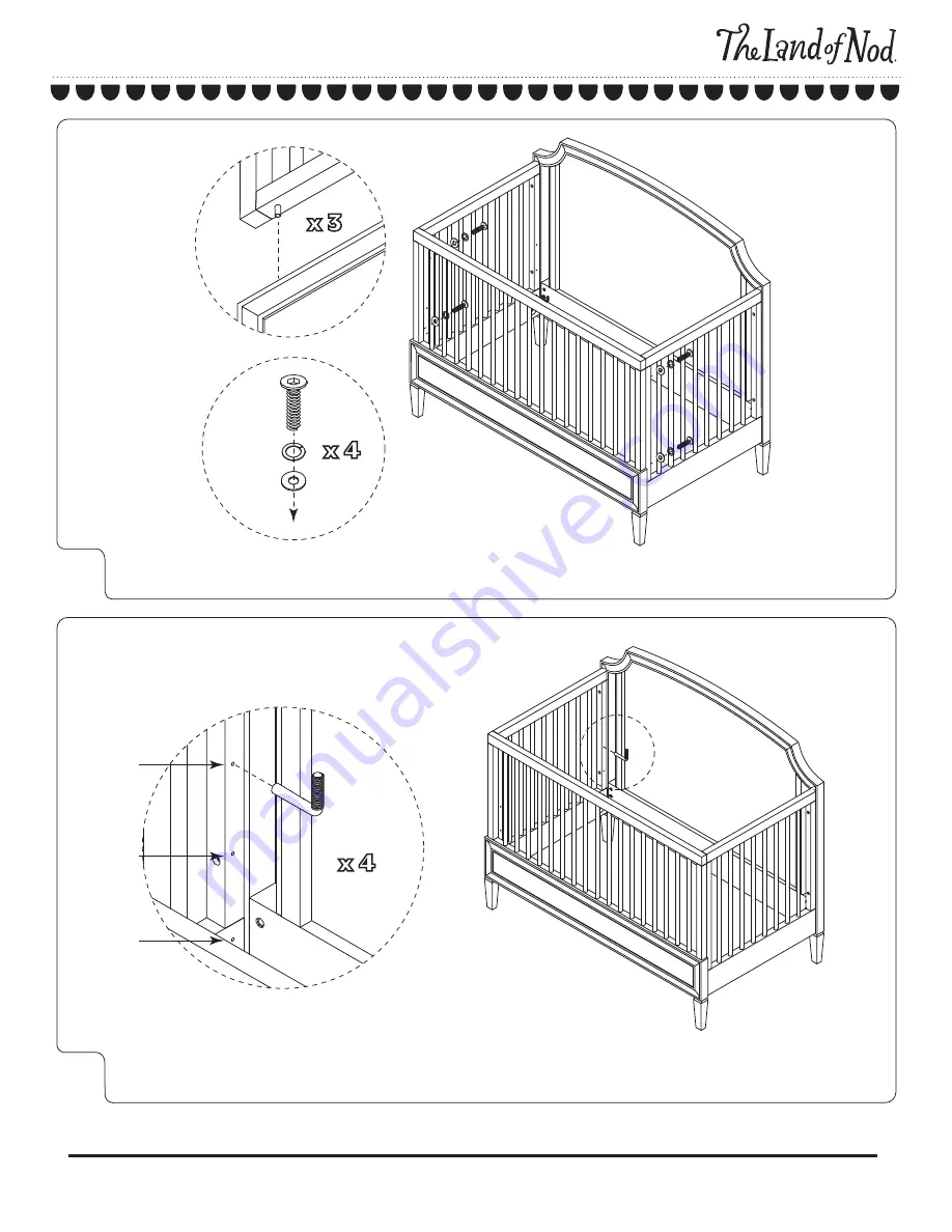 The Land of Nod Harmony Crib Скачать руководство пользователя страница 5