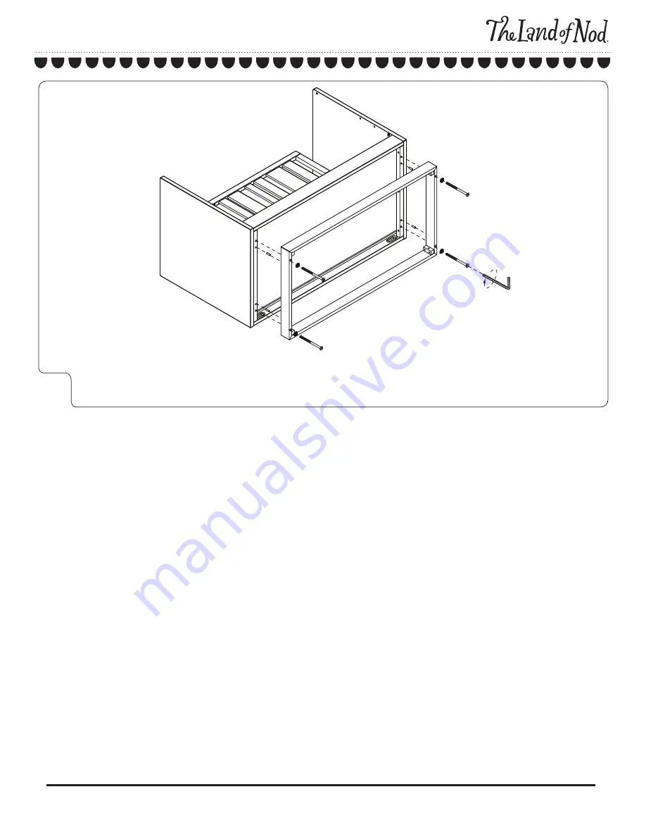 The Land of Nod Panorama Toddler Rail Assembly Instructions Download Page 5