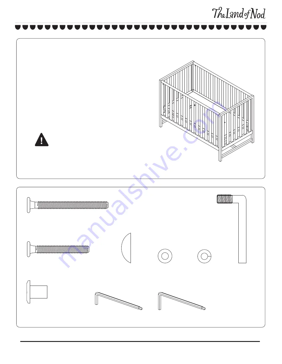 The Land of Nod Taylor Crib Скачать руководство пользователя страница 2