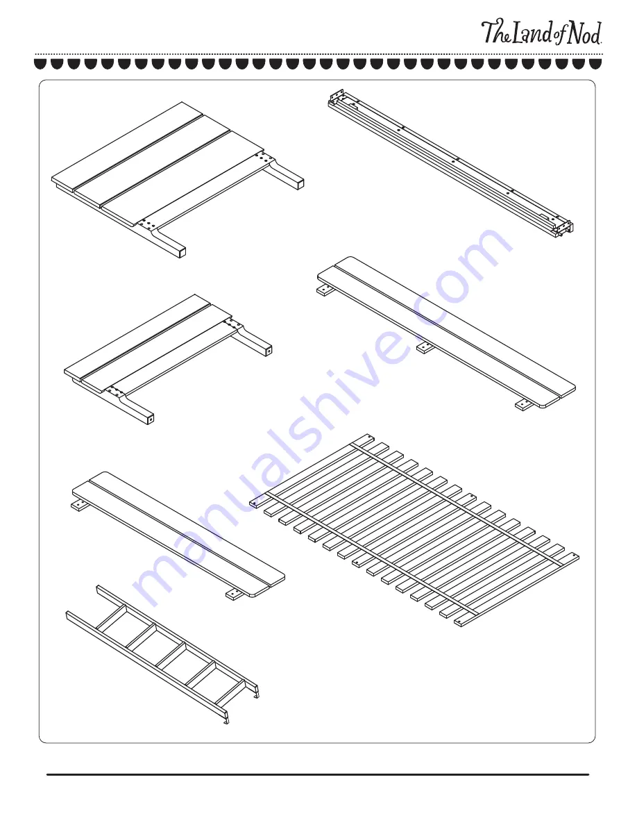 The Land of Nod Wrightwood Bunk Bed Скачать руководство пользователя страница 3