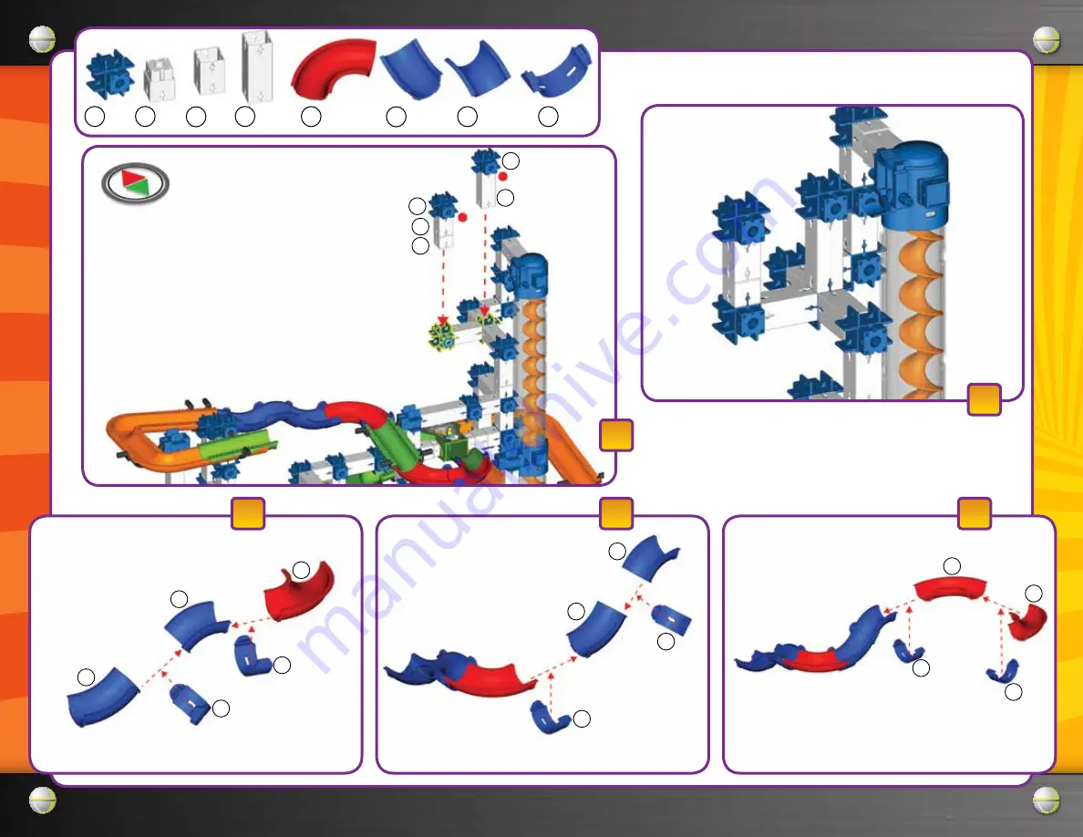 The Learning Journey Techno Gears Marble Mania Velocity 2.0 Instruction Manual Download Page 44