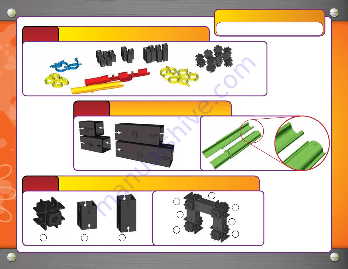 The Learning Journey Techno Gears Marble Mania Wacky Trax Instruction Manual Download Page 5