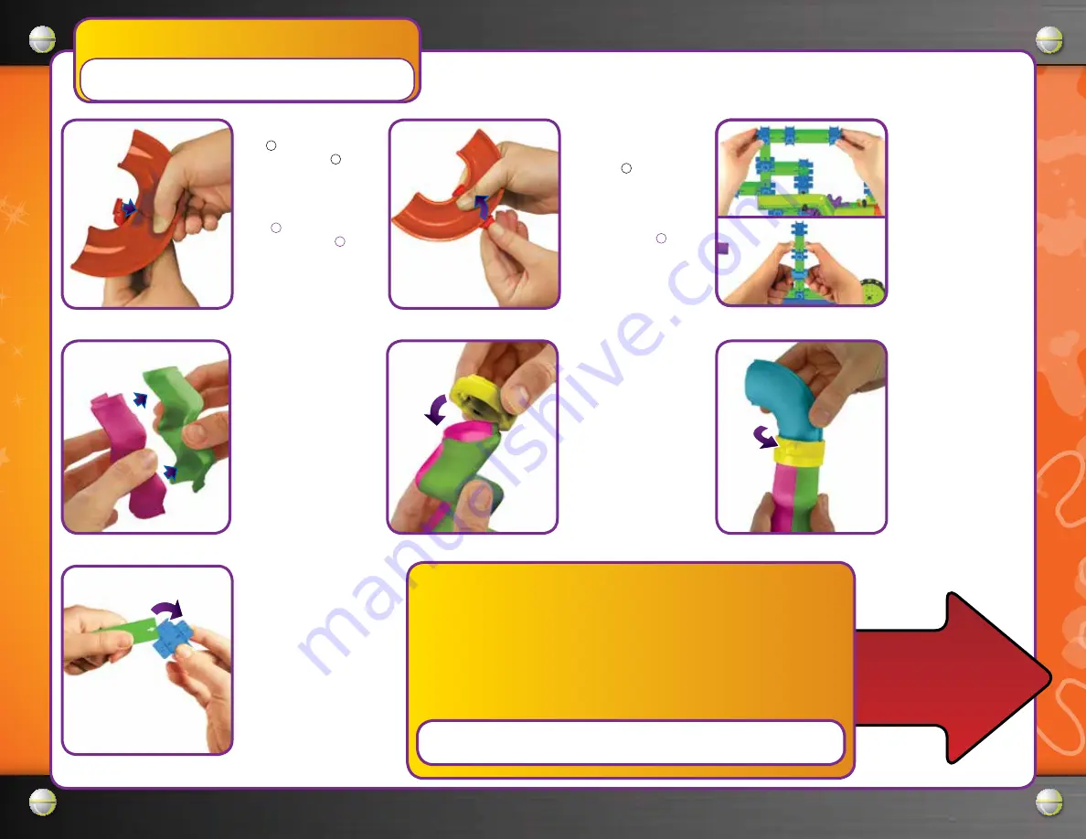 The Learning Journey Techno Gears Marble Mania Wacky Trax Instruction Manual Download Page 6