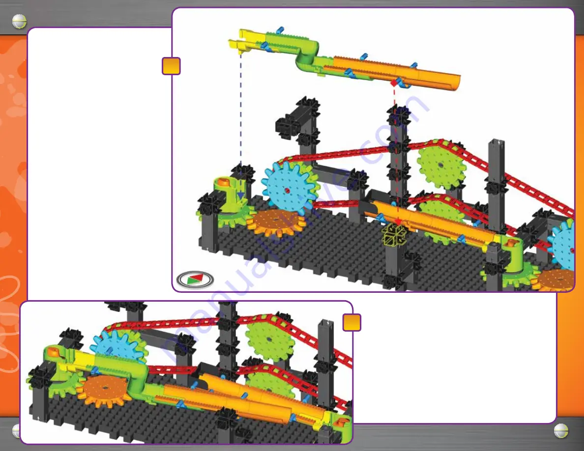 The Learning Journey Techno Gears Marble Mania Wacky Trax Instruction Manual Download Page 21