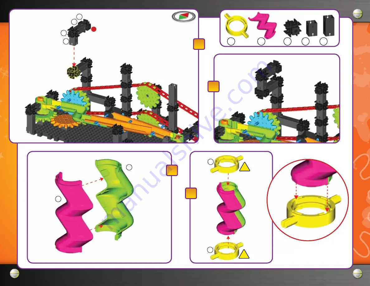 The Learning Journey Techno Gears Marble Mania Wacky Trax Скачать руководство пользователя страница 22