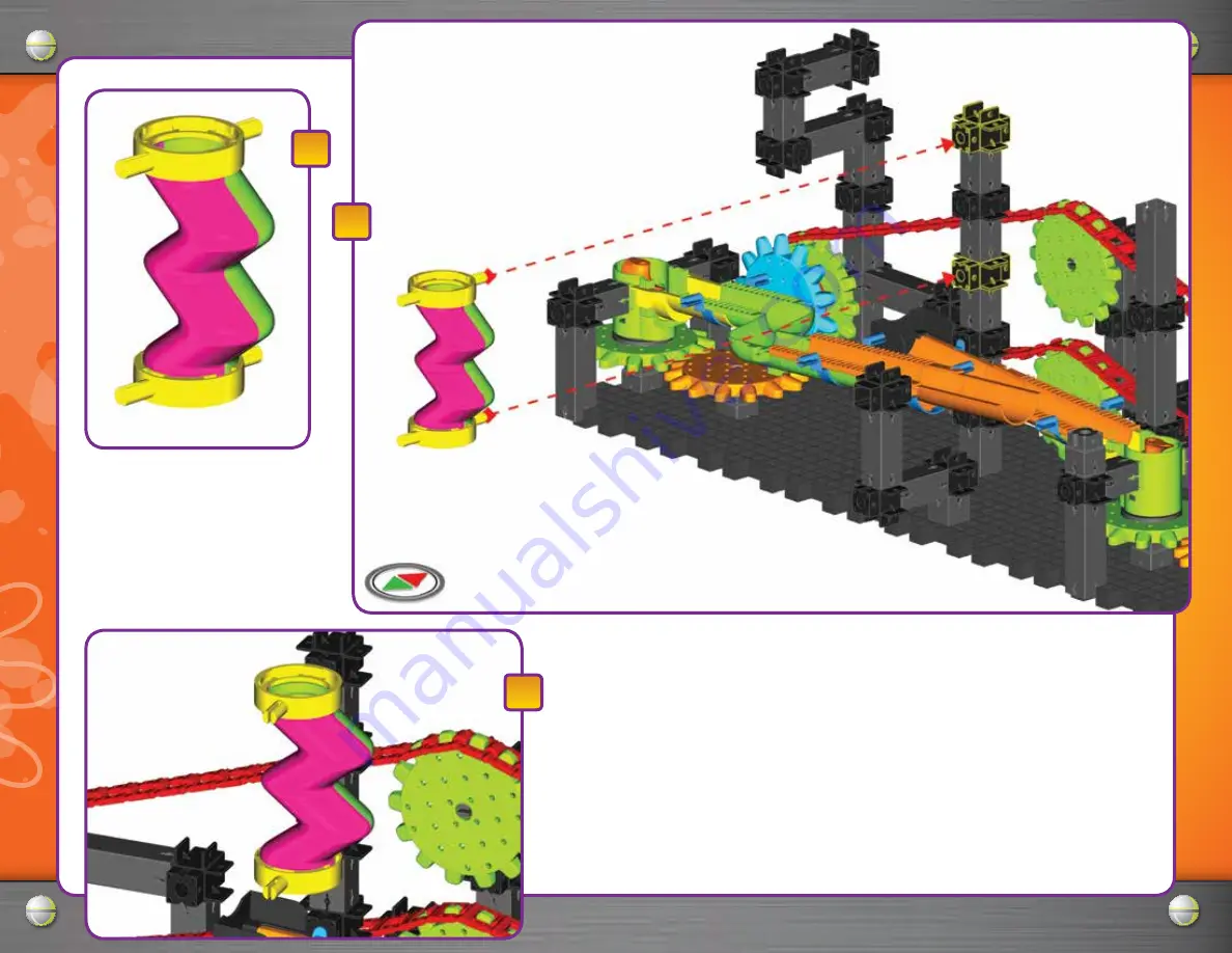 The Learning Journey Techno Gears Marble Mania Wacky Trax Instruction Manual Download Page 23