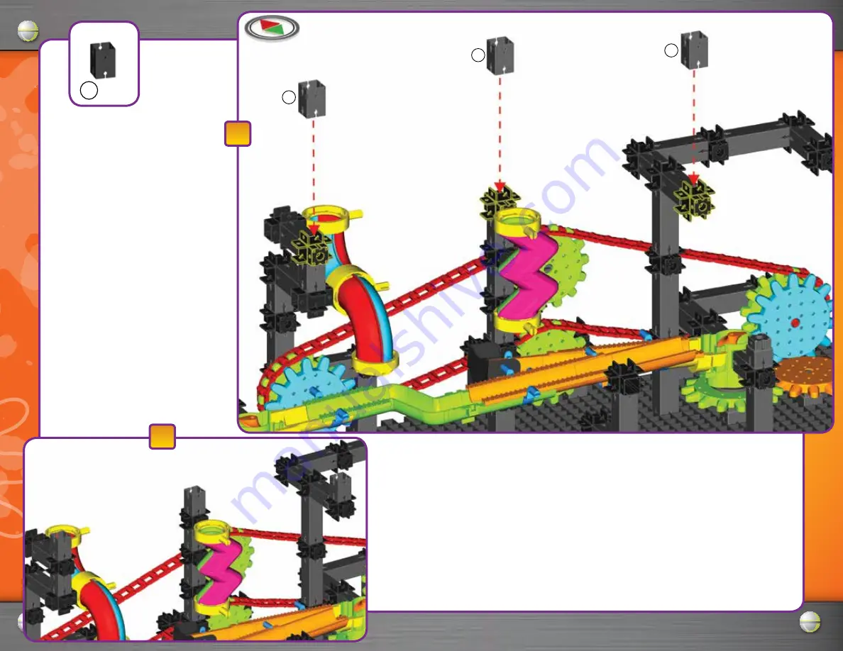 The Learning Journey Techno Gears Marble Mania Wacky Trax Instruction Manual Download Page 27