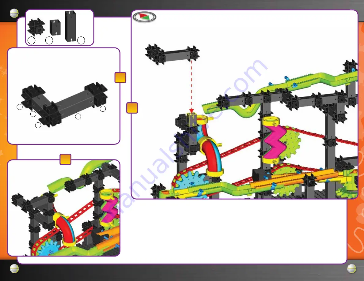 The Learning Journey Techno Gears Marble Mania Wacky Trax Instruction Manual Download Page 32