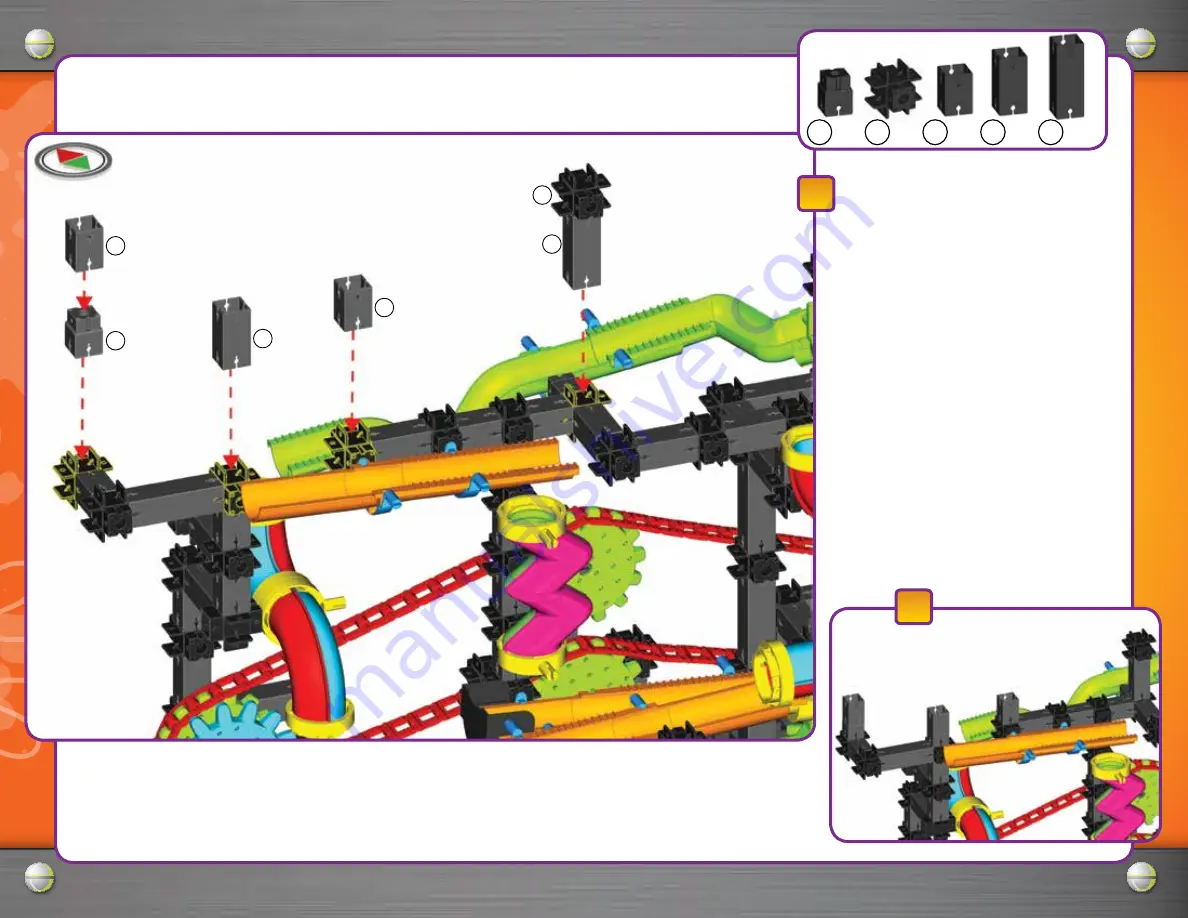 The Learning Journey Techno Gears Marble Mania Wacky Trax Instruction Manual Download Page 37