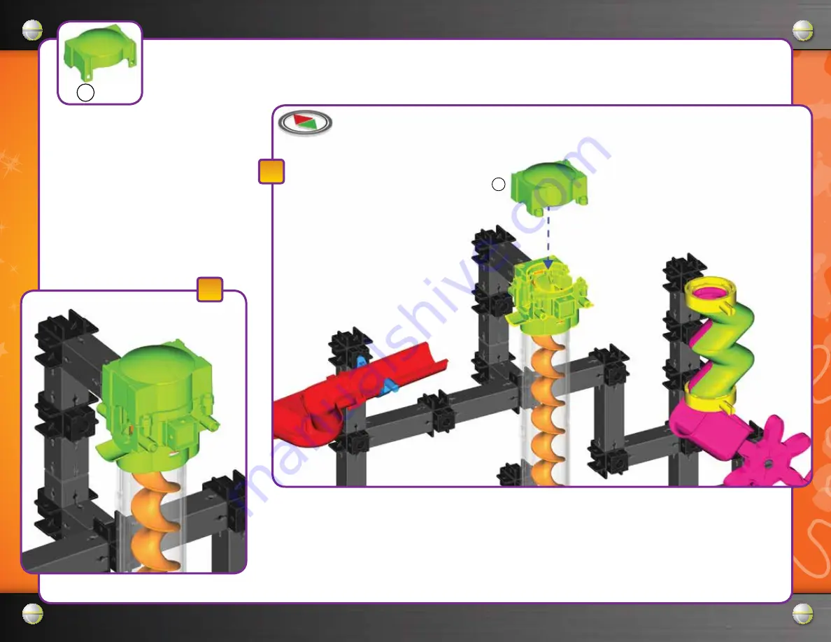 The Learning Journey Techno Gears Marble Mania Wacky Trax Instruction Manual Download Page 56