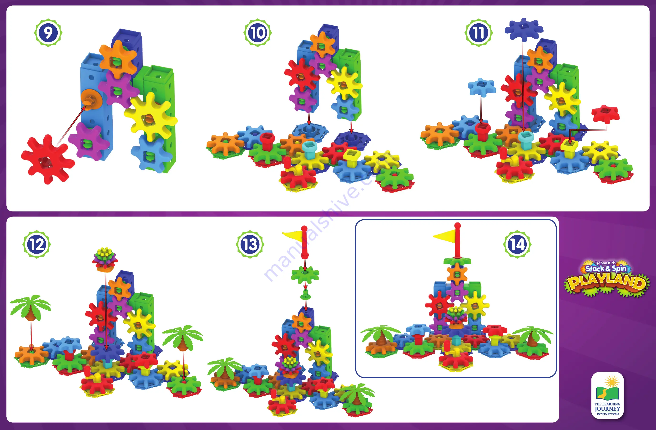 The Learning Journey Techno Kids Stack and Spin Playland Скачать руководство пользователя страница 2