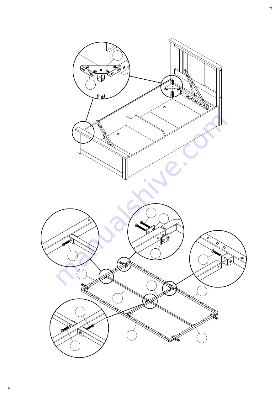 The Oak Bed Store CHESTER BED 3FT Assembly Instructions Manual Download Page 7