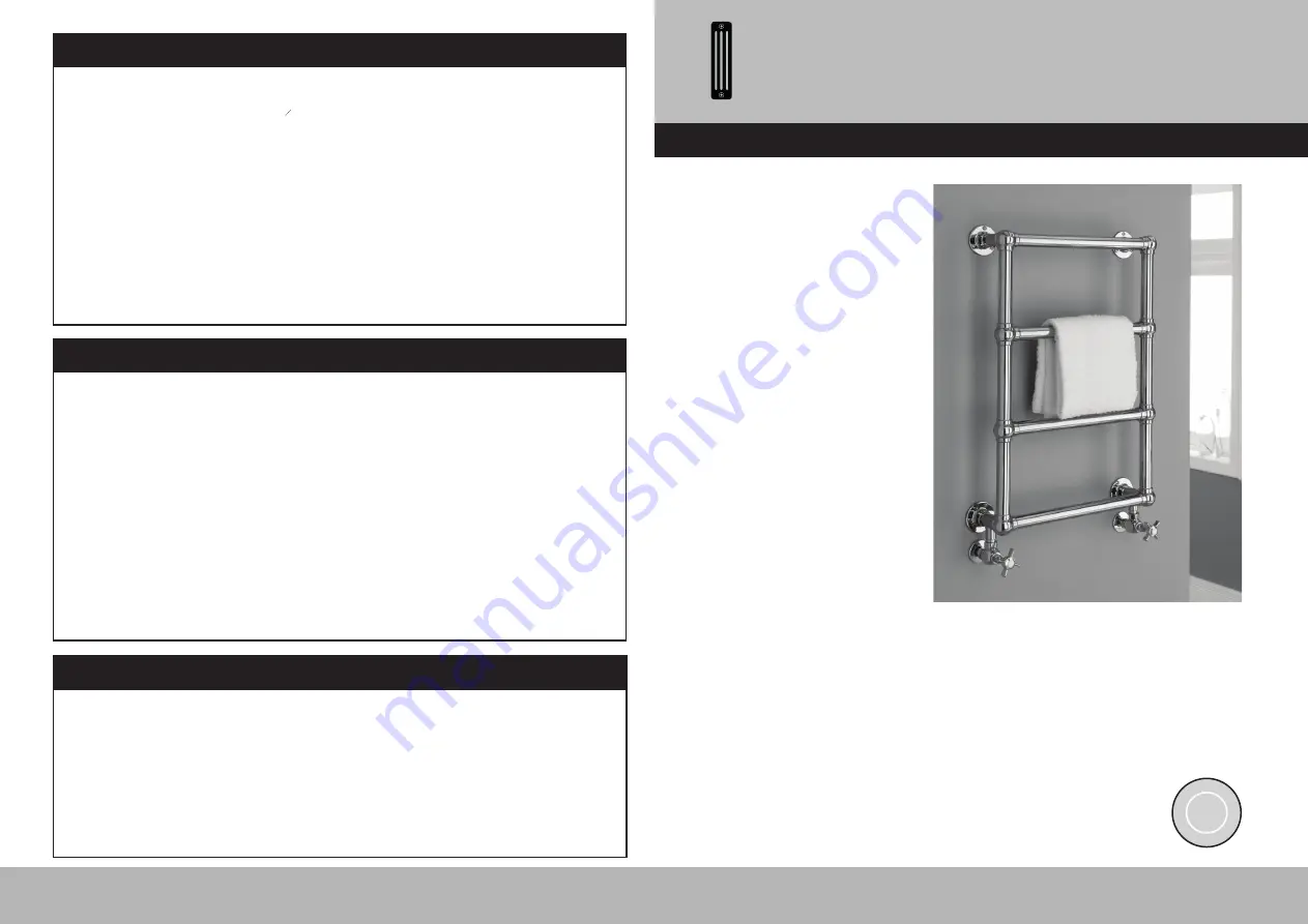 THE RADIATOR COMPANY Chalfont Fitting Instructions Download Page 1