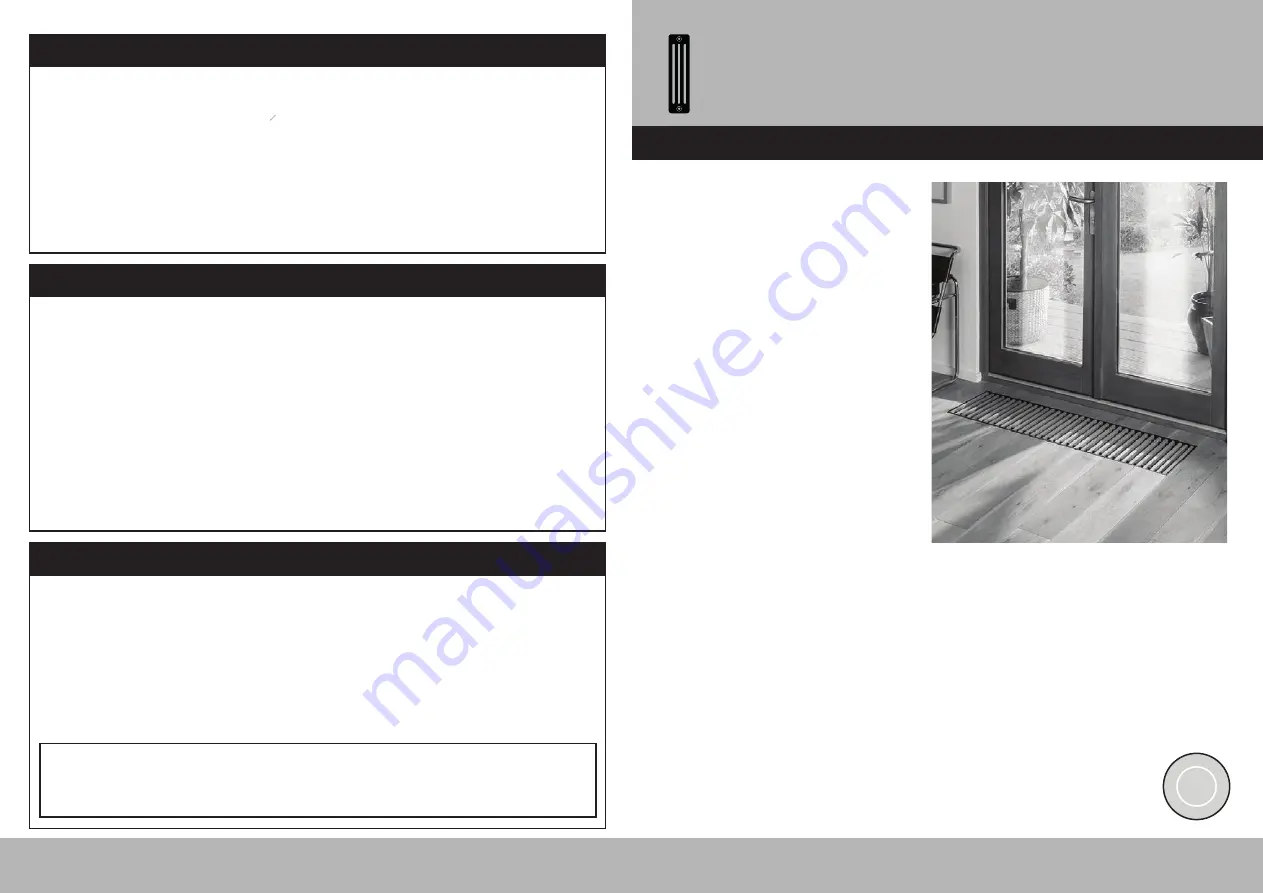 THE RADIATOR COMPANY Trench Fitting Instructions Download Page 1