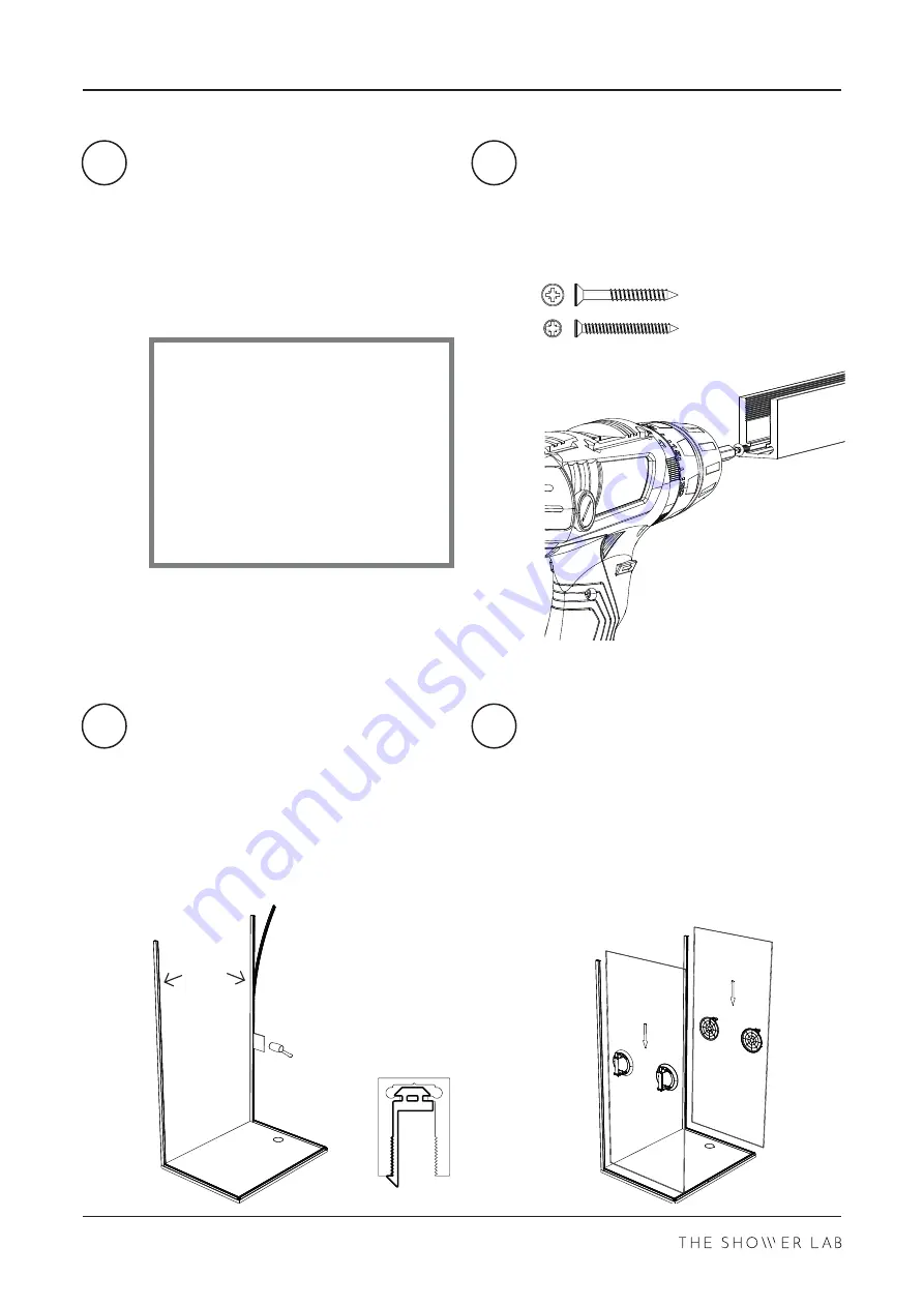 THE SHOWER LAB VIEW 22 Manual Download Page 11