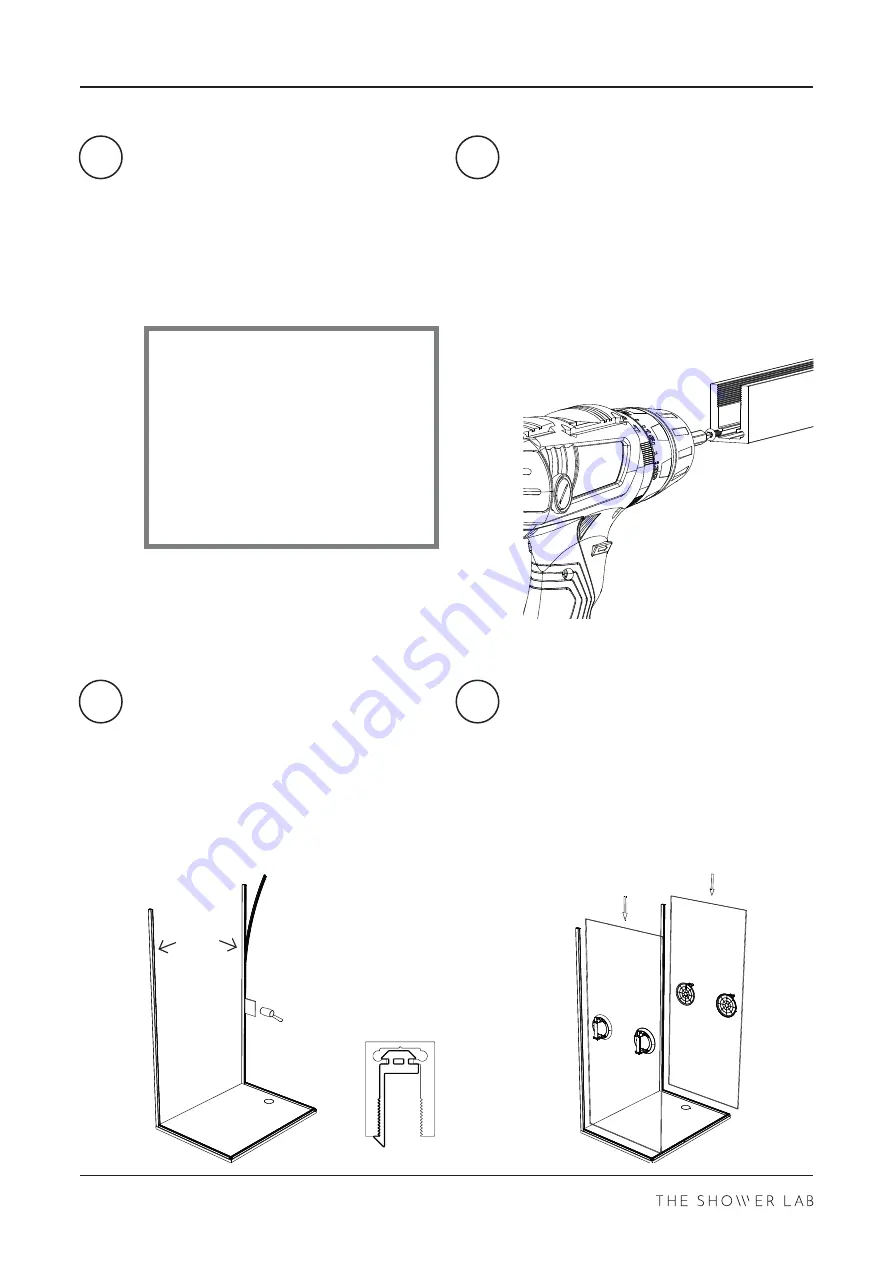 THE SHOWER LAB VIEW 23 Manual Download Page 11