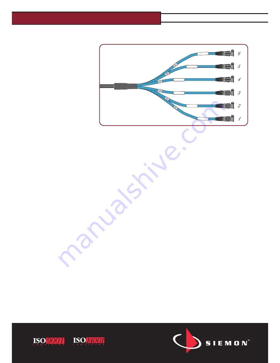 The Siemon Company TERA S/FTP Specification Sheet Download Page 2