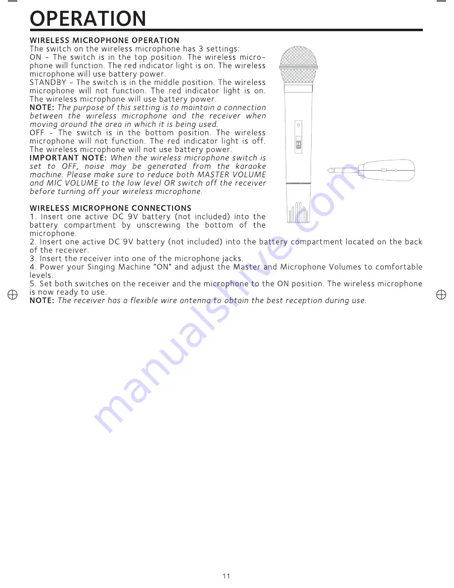 The Singing Machine iSM1028XI Instruction Manual Download Page 12